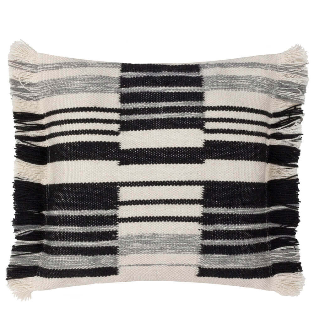 Yard Torode Black Woven Cushion